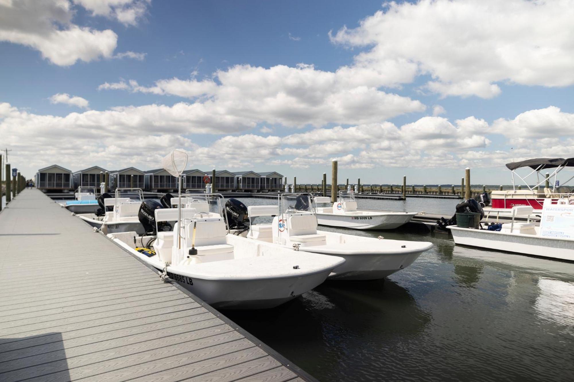 Blufin Bungalows & Marina Chincoteague Esterno foto