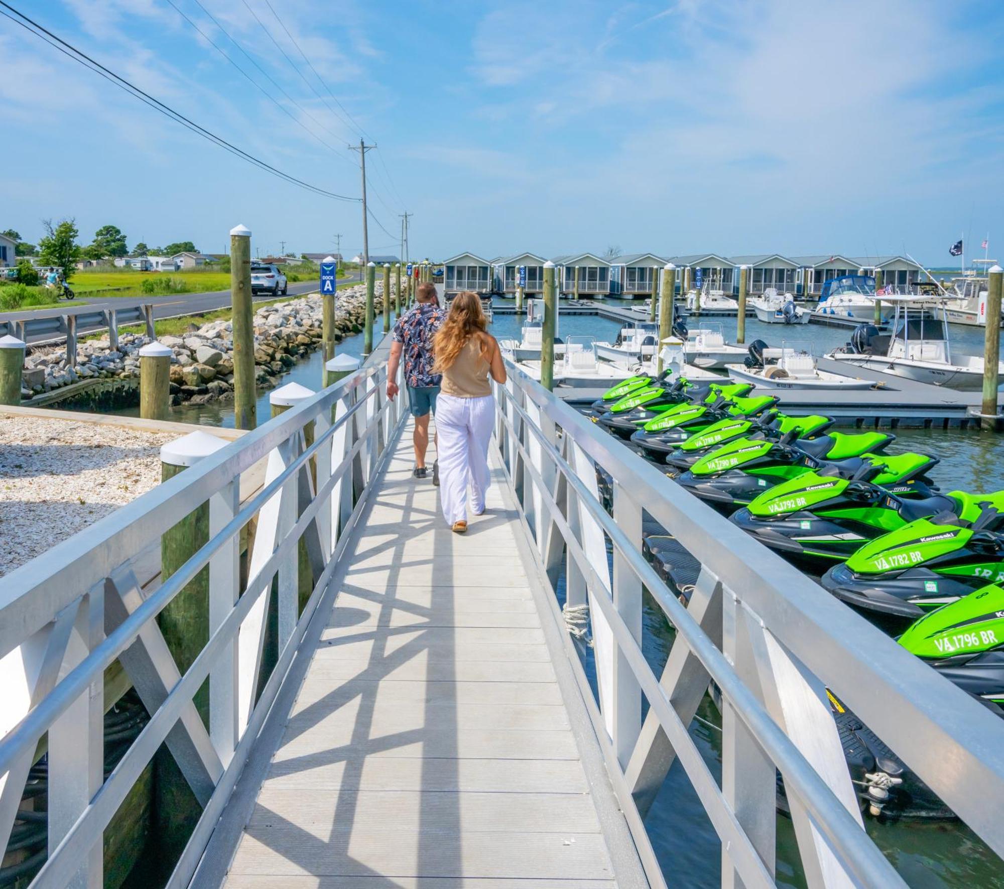 Blufin Bungalows & Marina Chincoteague Esterno foto
